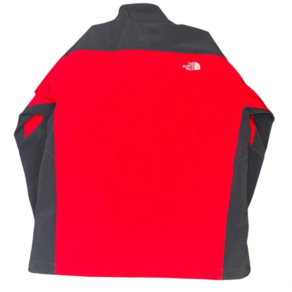 The North Face Apex Softshell Jacket Men’s XXL Red Black Full Zip